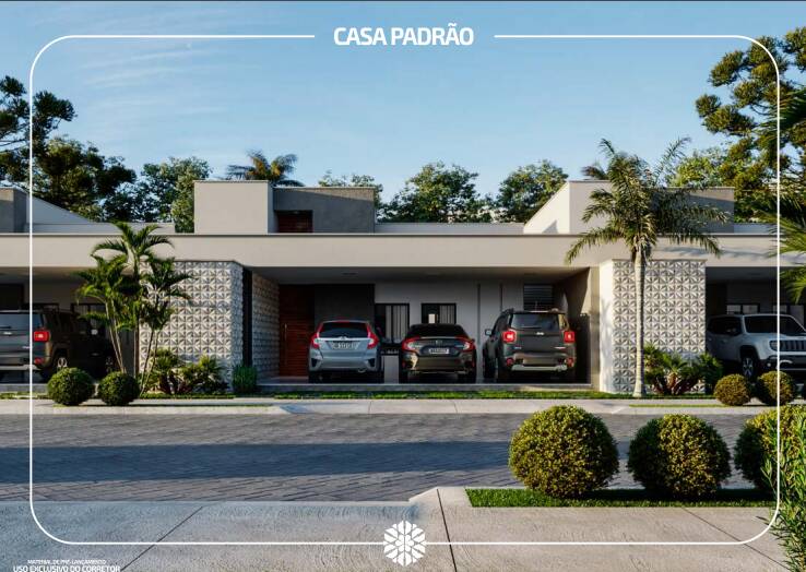 Casa 3/4 (1 suíte) - Condomínio Trend Residence, no Sim
