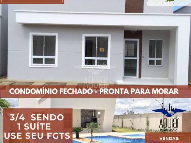 #70 - Casa em condomínio para Venda em Feira de Santana - BA - 1