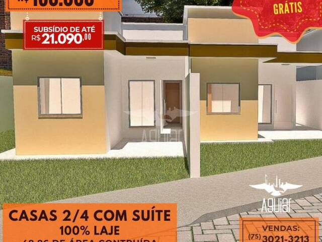 #1258 - Casa para Venda em Feira de Santana - BA - 1