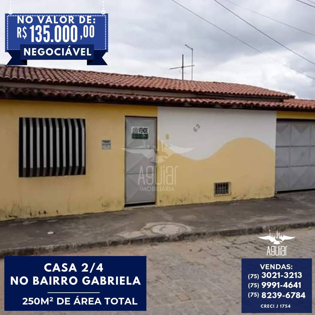 CASA 2/4 NO BAIRRO GABRIELA
