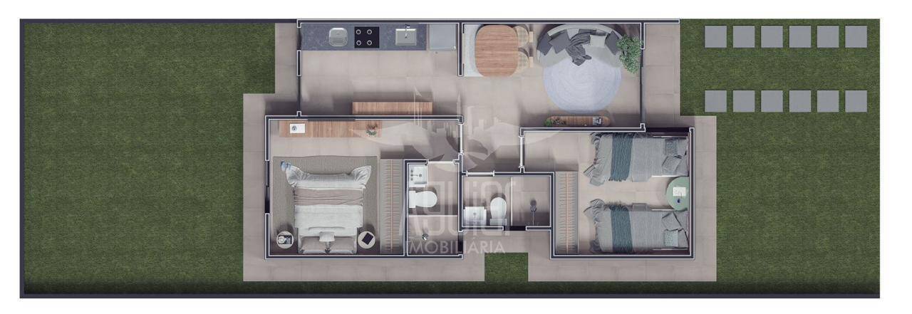 Casa, 2 quartos, 53 m² - Foto 12