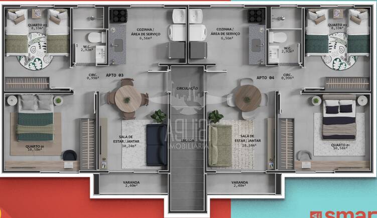Casa, 2 quartos, 43 m² - Foto 7