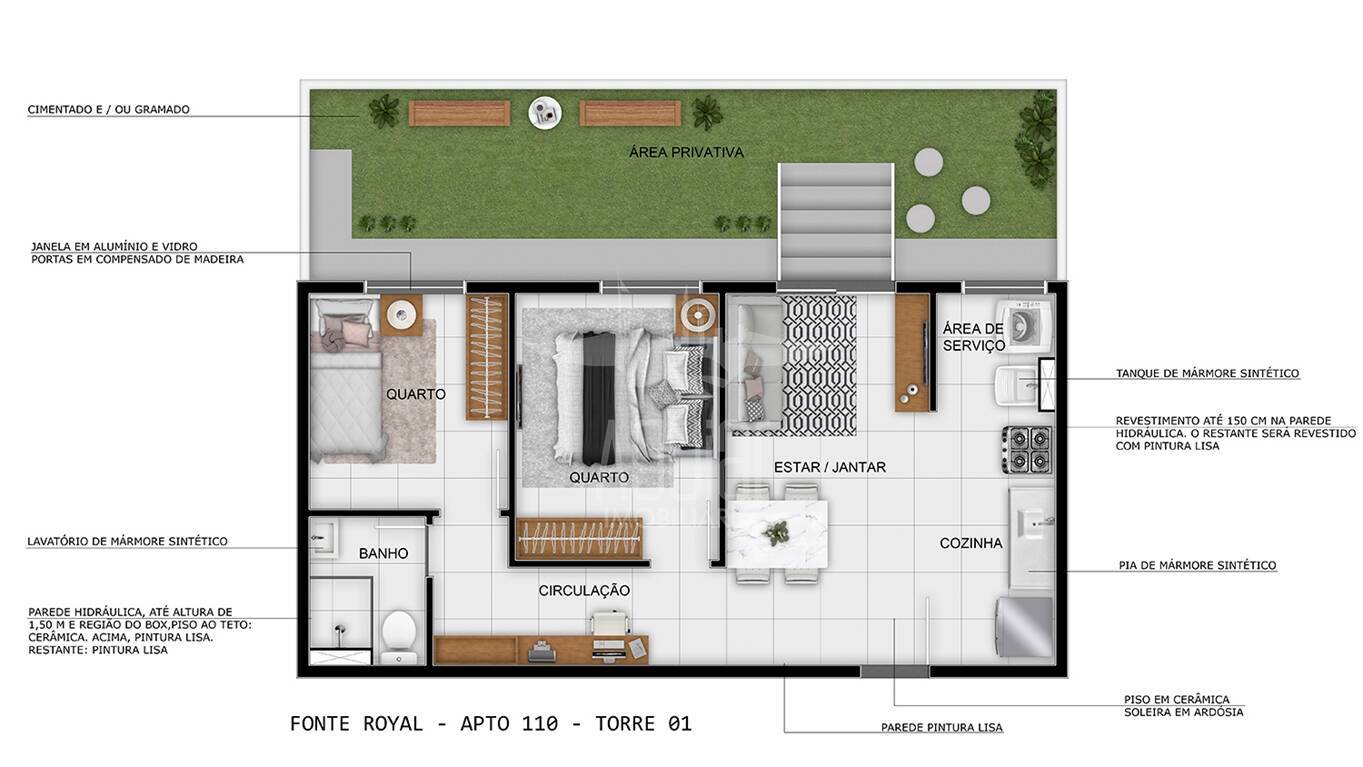 Apartamento, 2 quartos - Foto 13