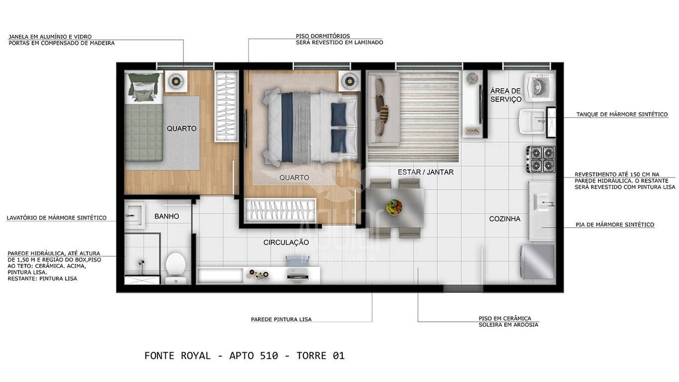 Apartamento, 2 quartos - Foto 14