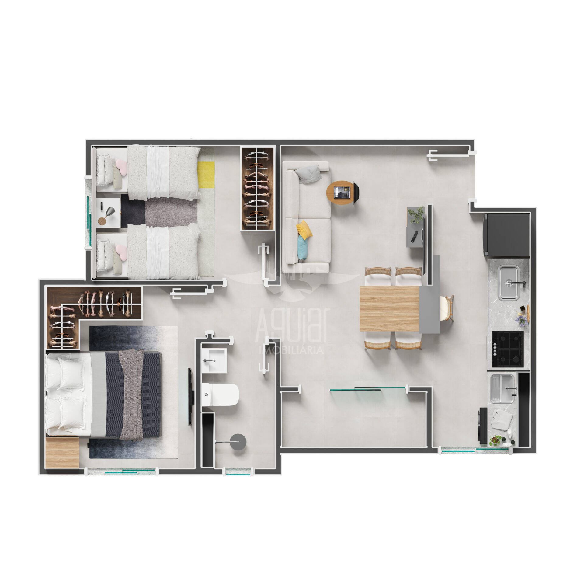 Apartamento, 2 quartos, 40 m² - Foto 7