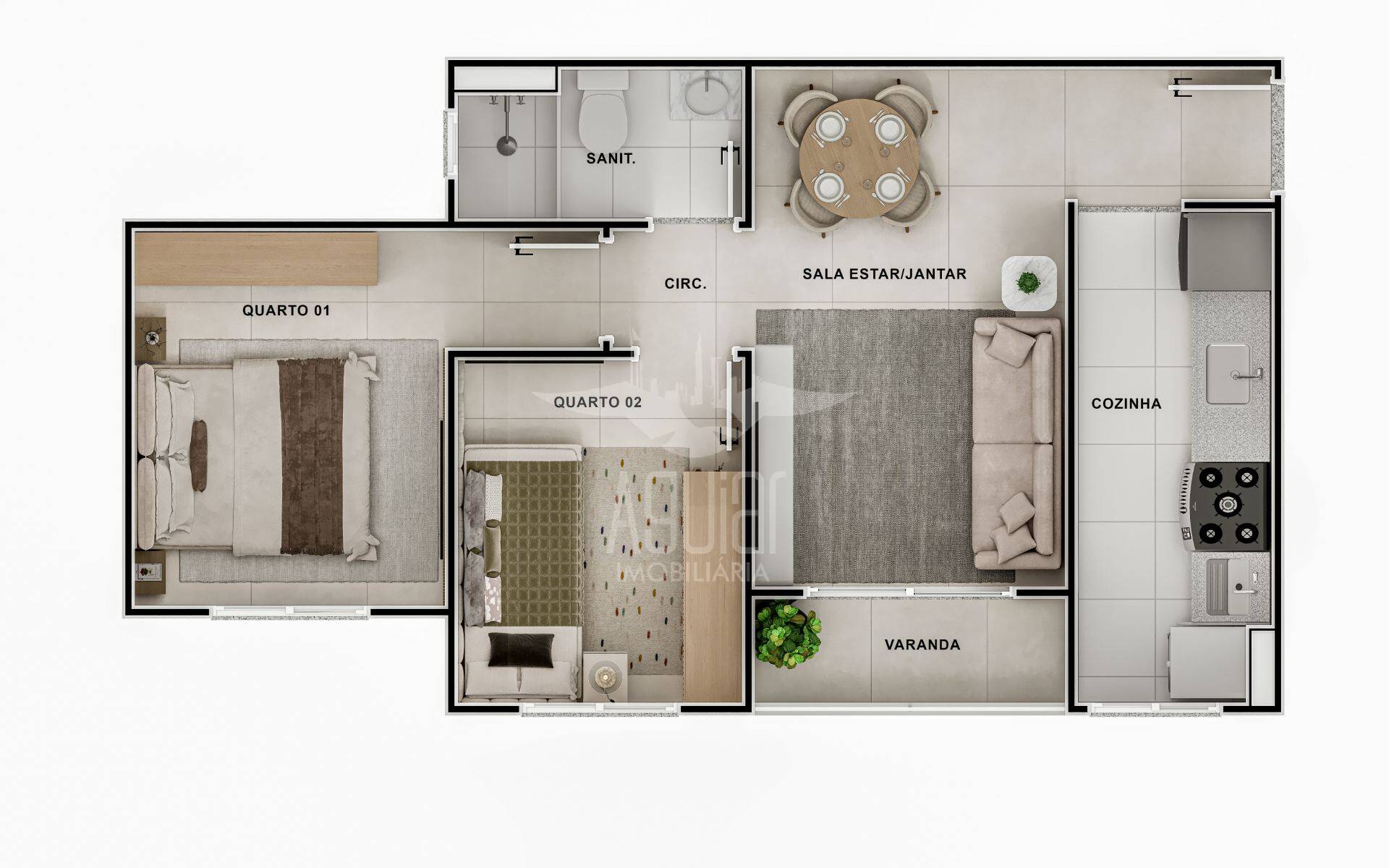 Apartamento, 2 quartos, 39 m² - Foto 14