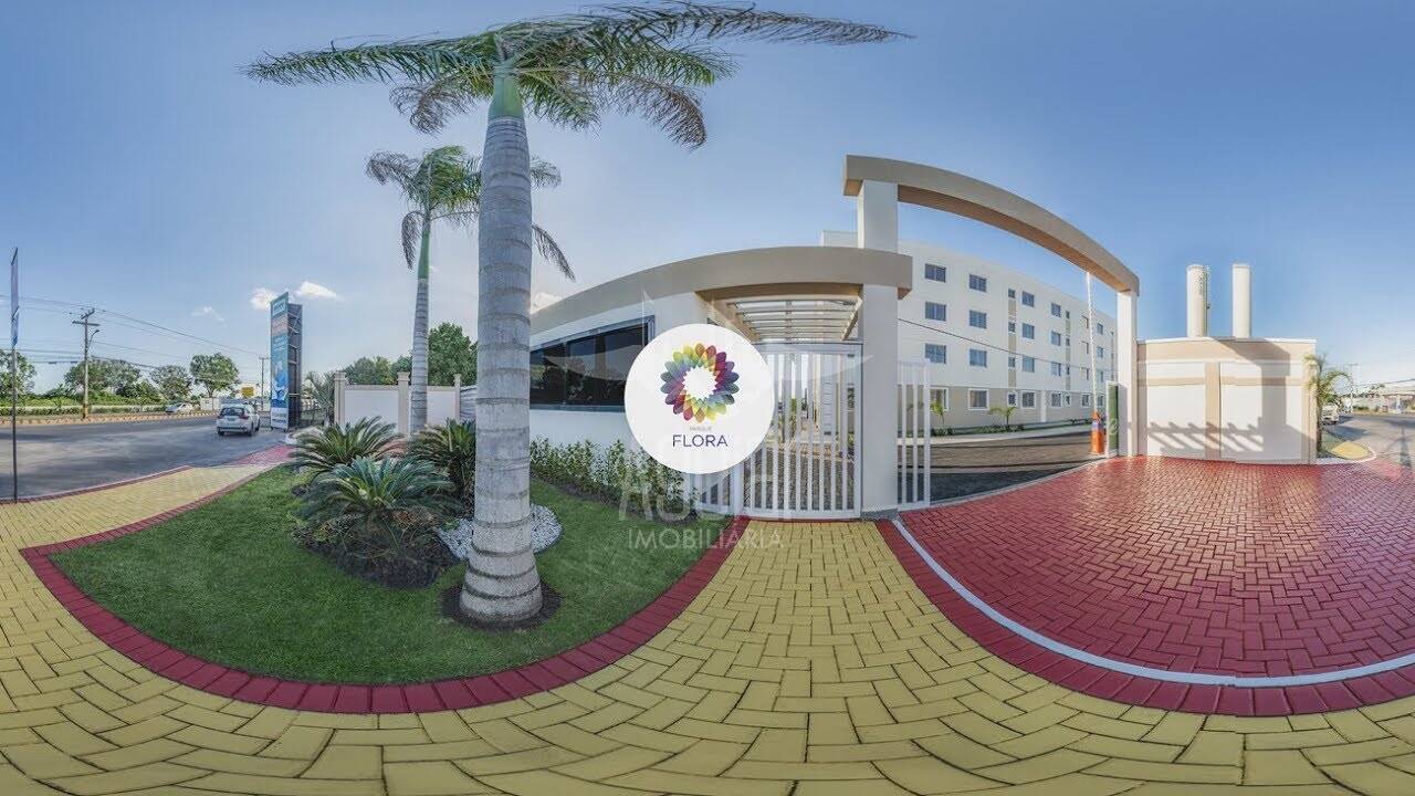 Apartamento 2/4 (Mobiliado) - Sim, Condomínio Parque Flora (próx. a Unex)