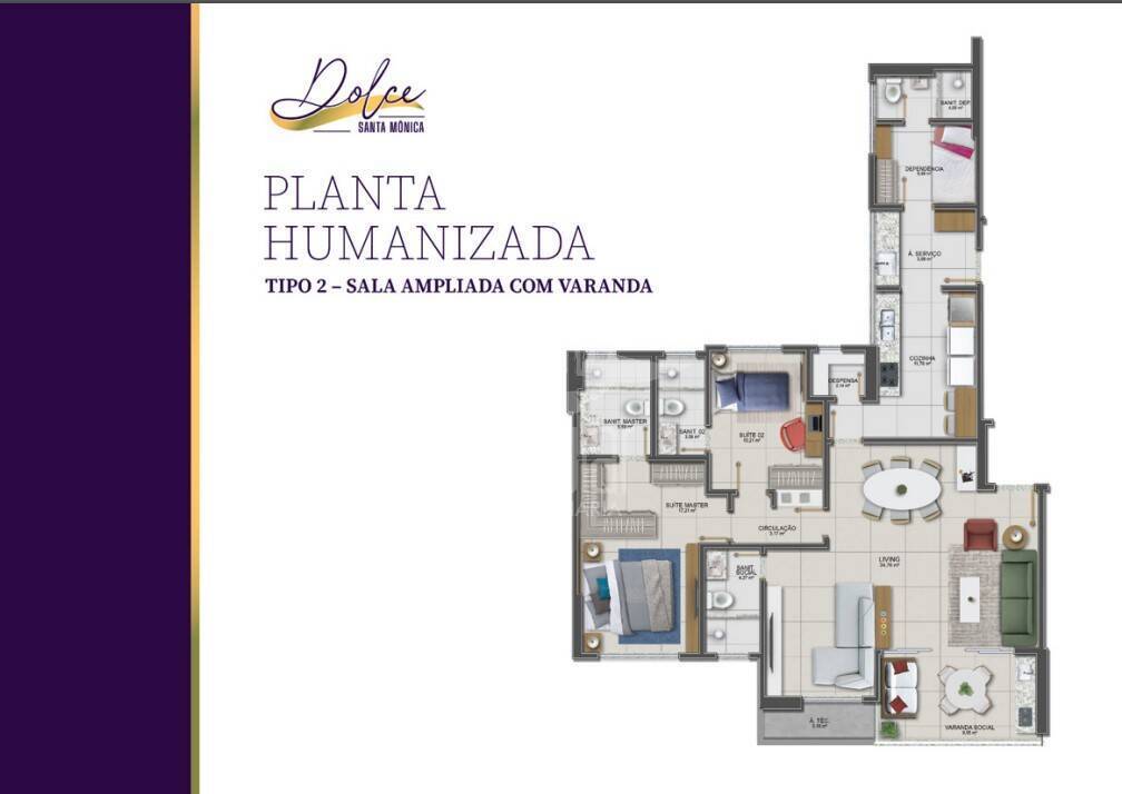 Apartamento, 3 quartos, 121 m² - Foto 49