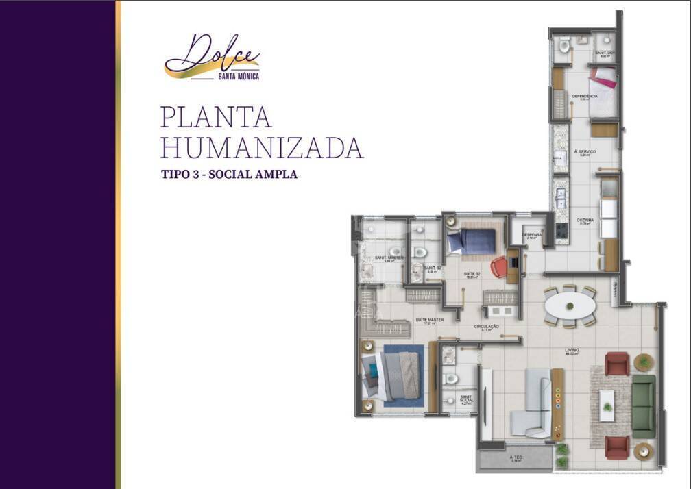 Apartamento, 3 quartos, 121 m² - Foto 50