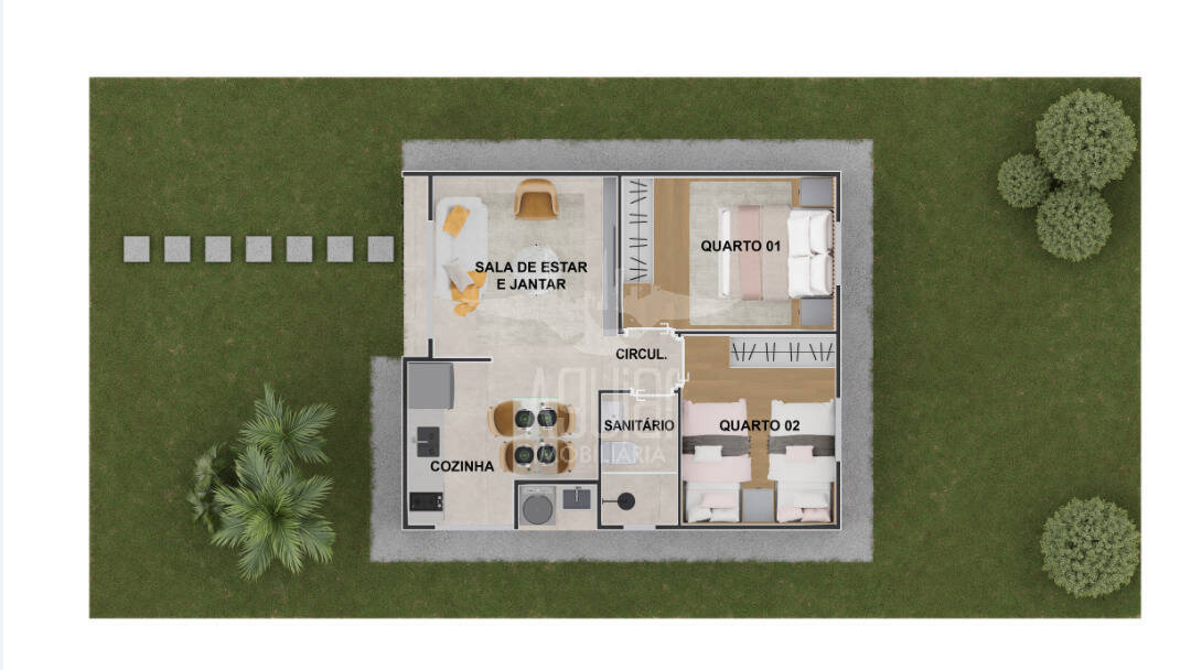 Casa, 2 quartos, 38 m² - Foto 24